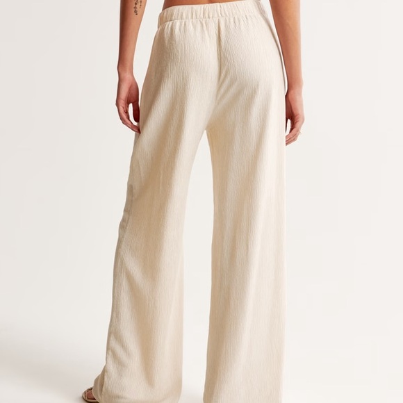 Abercrombie & Fitch Crinkle Textured Pull-On Pant - Picture 3 of 7